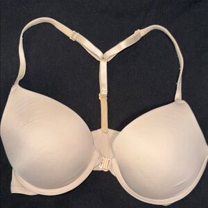 Elegant Cream T-Back Bra